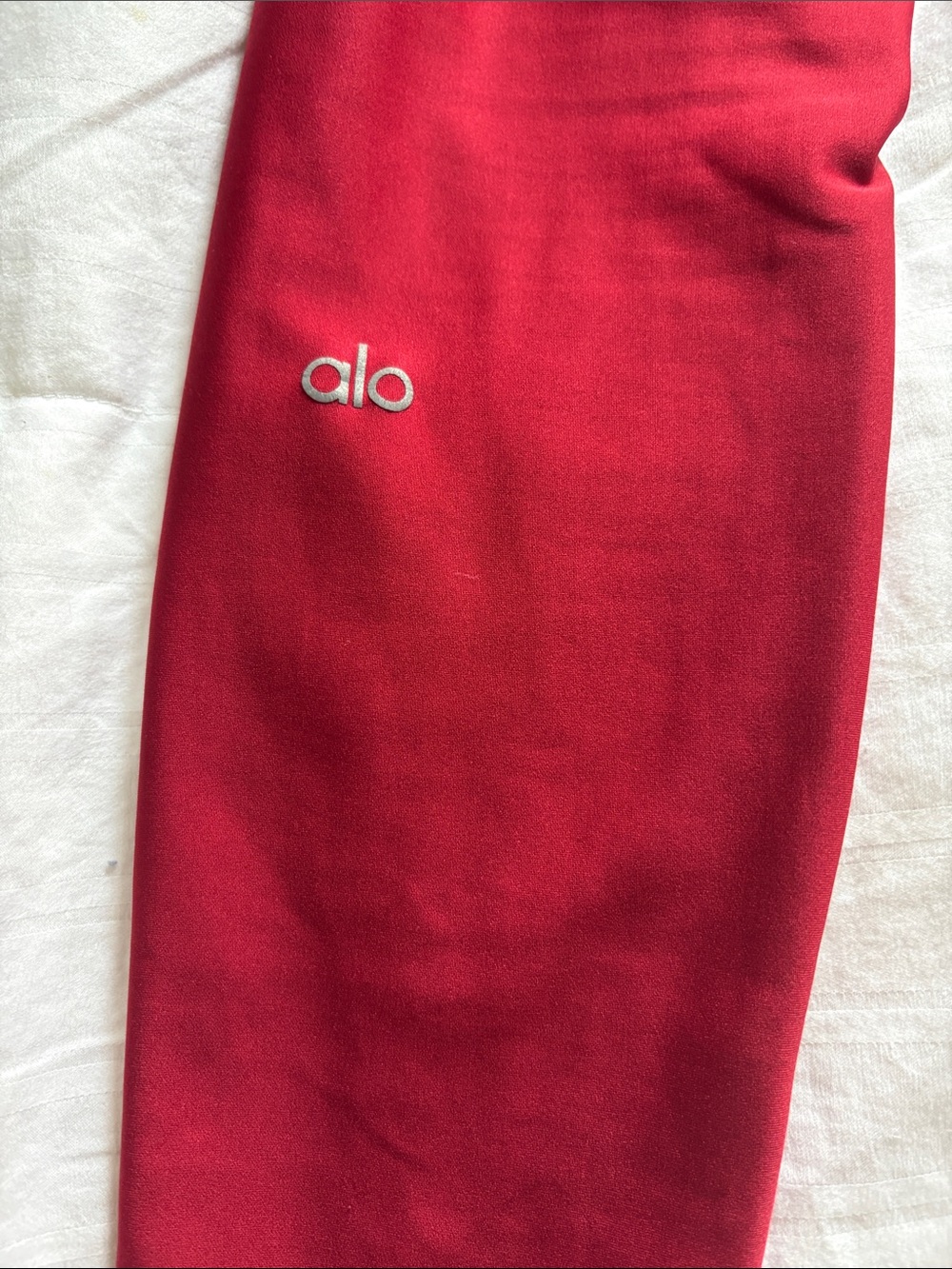 ALO Yoga Wine Red High-Rise Leggings - Picture 8 of 9